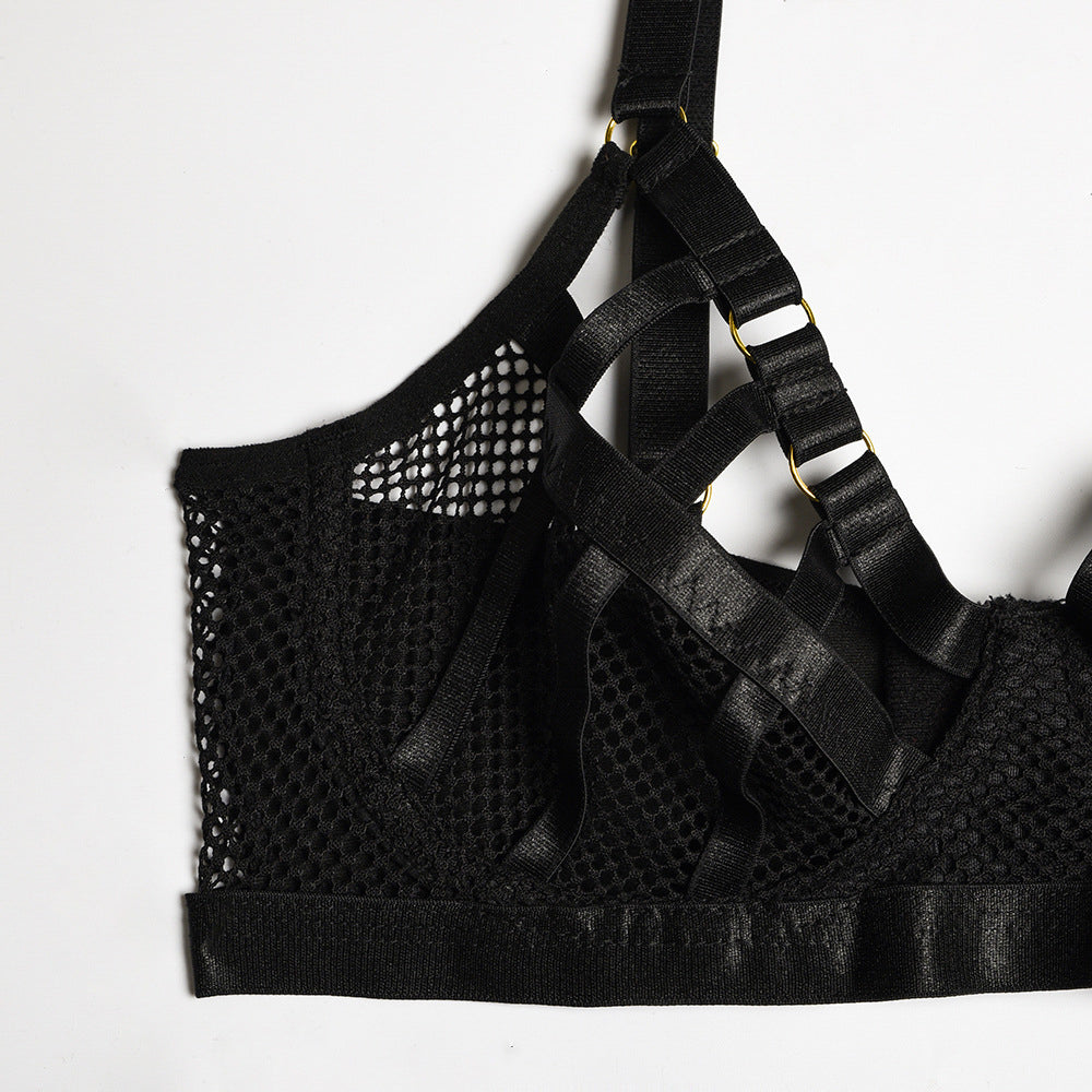 Komplet bielizny z pasem i podwiązkami elegancki design Palaghia