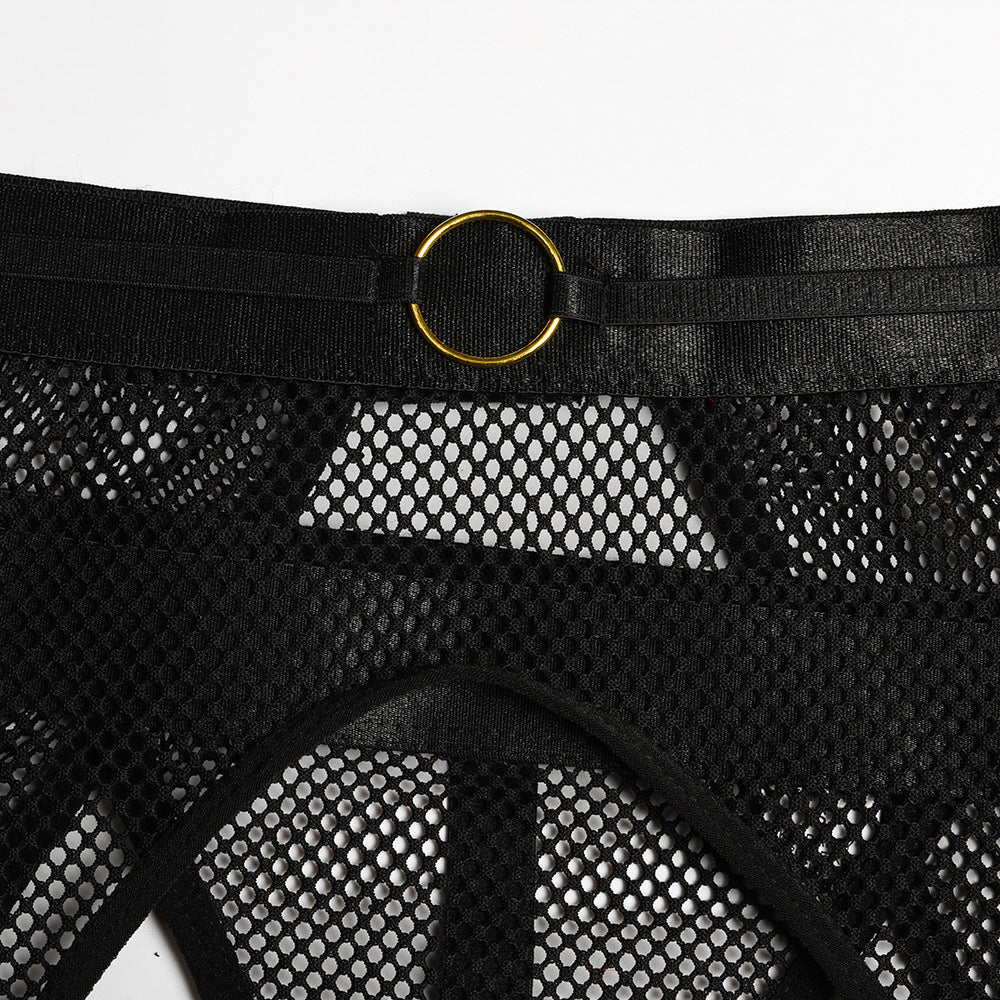 Komplet bielizny z pasem i podwiązkami elegancki design Palaghia