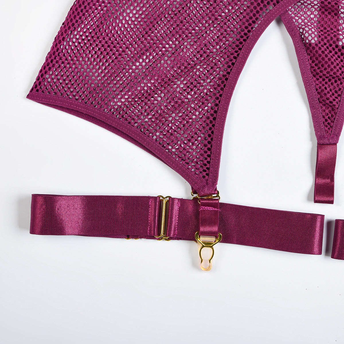 Komplet bielizny z pasem i podwiązkami elegancki design Palaghia