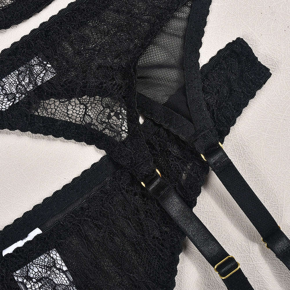 Zestaw bielizny z koronką elegancki i uwodzicielski Lefka