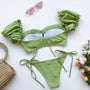 Bikini z rękawkiem na lato z trwałego materiału Saskia