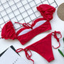Bikini z rękawkiem na lato z trwałego materiału Saskia