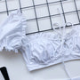 Bikini z rękawkiem na lato z trwałego materiału Saskia