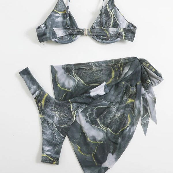 Bikini z usztywnianym biustonoszem na plażę i basen Onesia