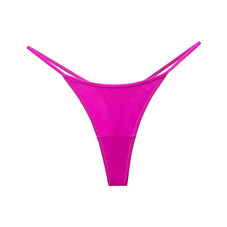 Stringi gładkie niewidoczne pod odzieżą Semra Różowy