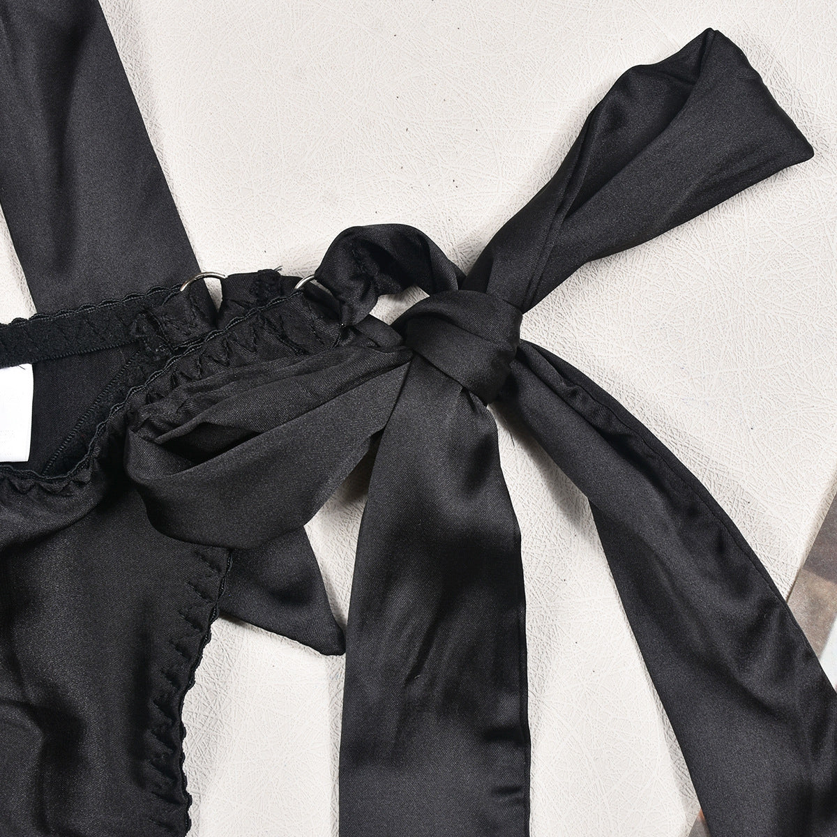 Komplet bielizny z kokardami i regulowanymi ramiączkami Chrysa