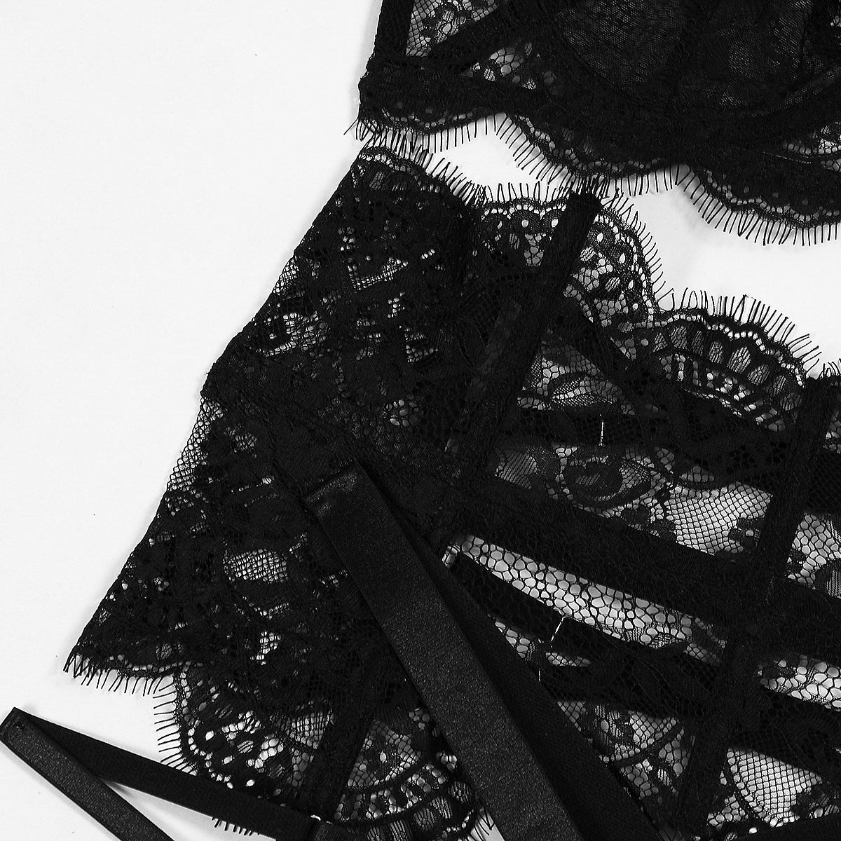 Koronkowy zestaw bielizny na romantyczne chwile Kaarina