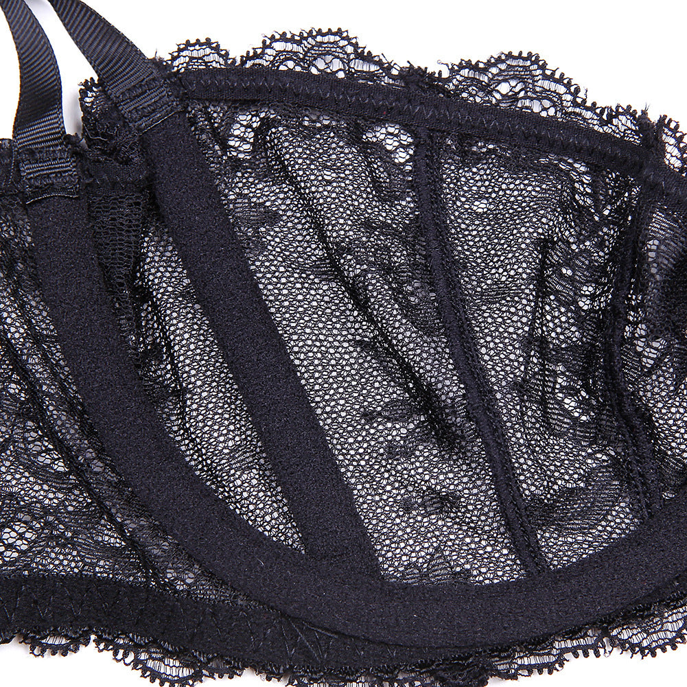 Koronkowy komplet bielizny z subtelnymi kokardkami na specjalne okazje Aristea