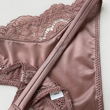 Majtki z koronką elastyczne do codziennego noszenia Romi