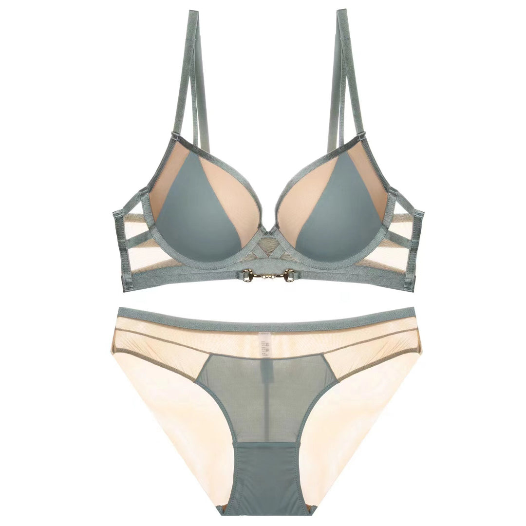 Komplet bielizny z podtrzymującym biustonoszem i figami Botakoz Multikolor