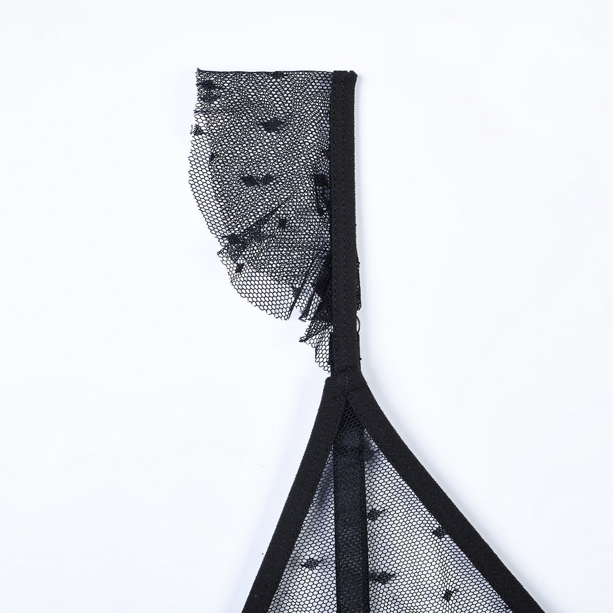 Komplet z transparentnym body na wieczorne wyjścia Treacy