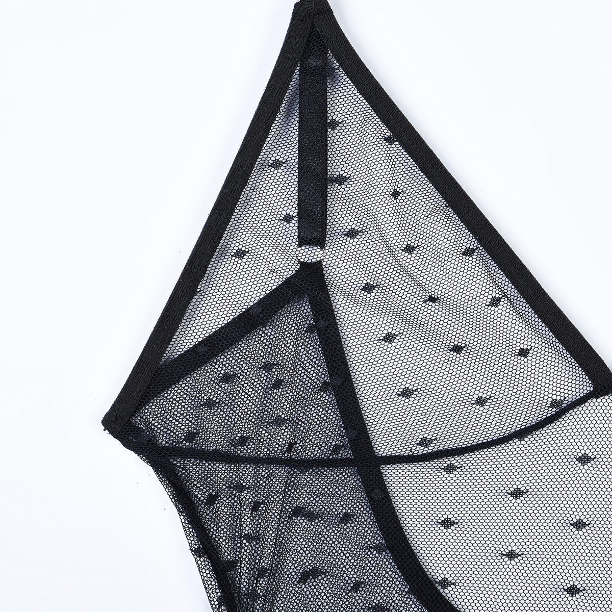 Komplet z transparentnym body na wieczorne wyjścia Treacy