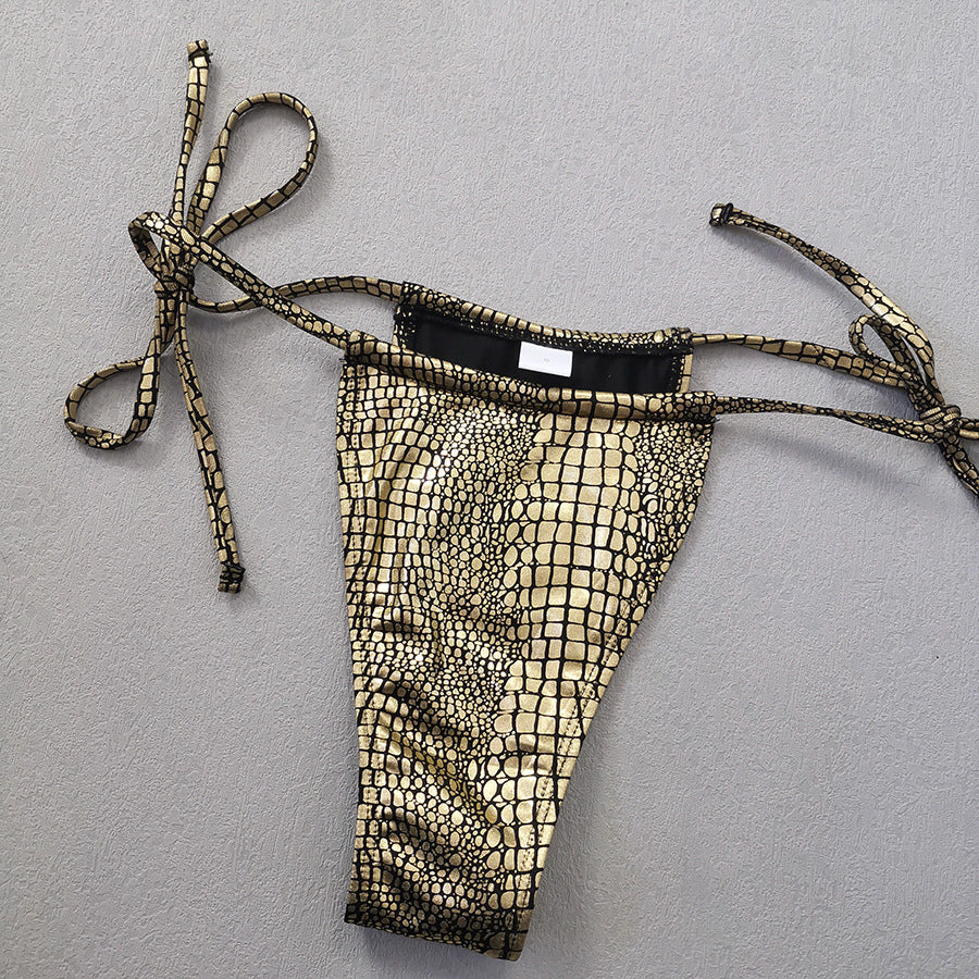 bikini z wzorem zwierzęcym odporne na chlor i słoną wodę Lenke