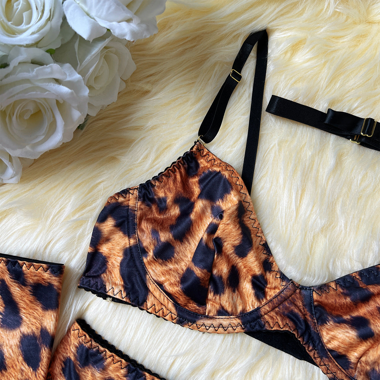 Zestaw bielizny sześcioczęściowy elegancki Antonella