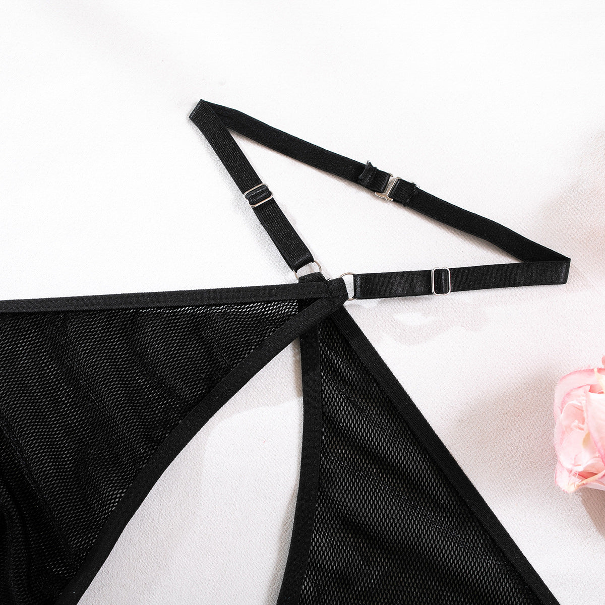 Biustonosz skrzyżowany z regulowanymi paskami komplet bielizny Jeanine