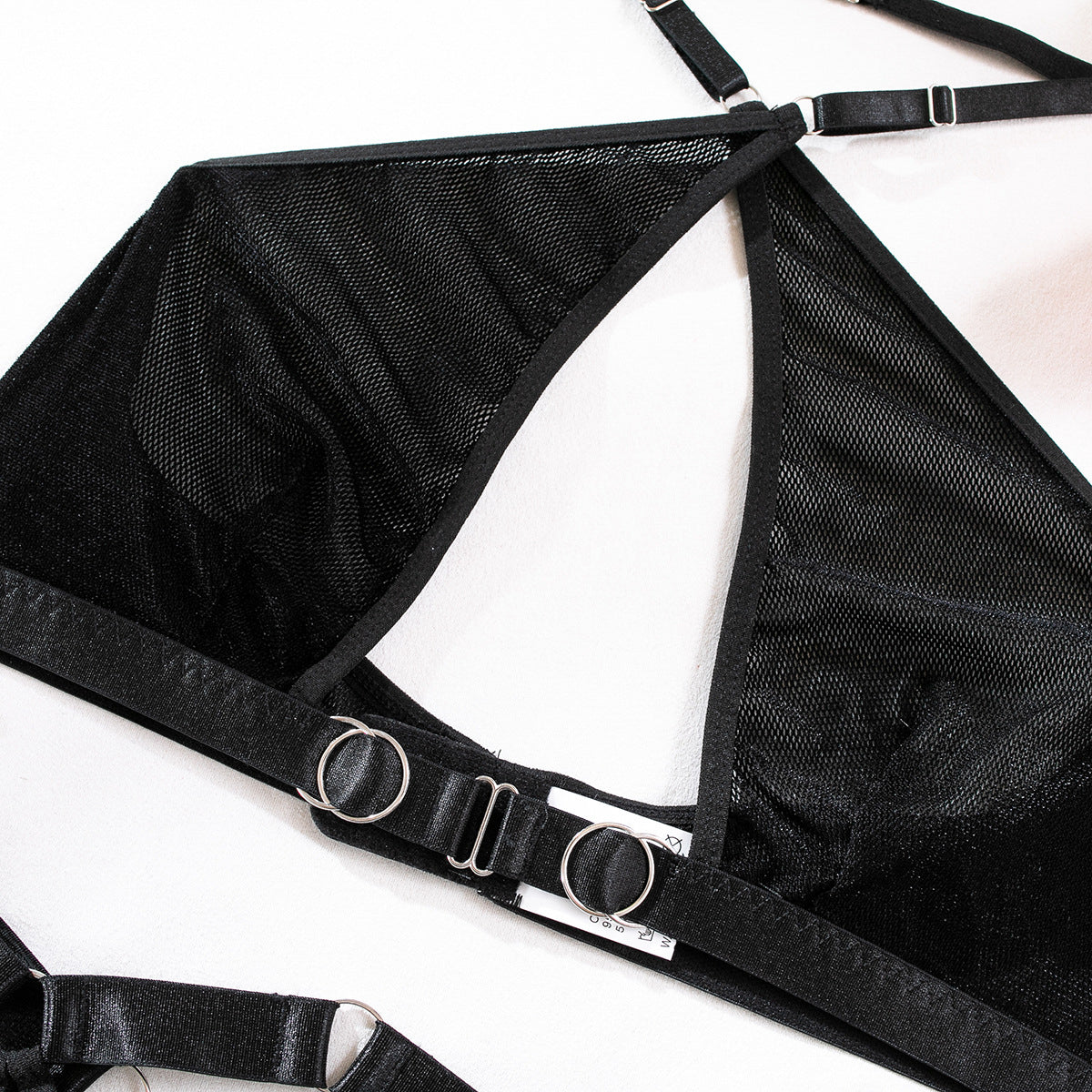 Biustonosz skrzyżowany z regulowanymi paskami komplet bielizny Jeanine