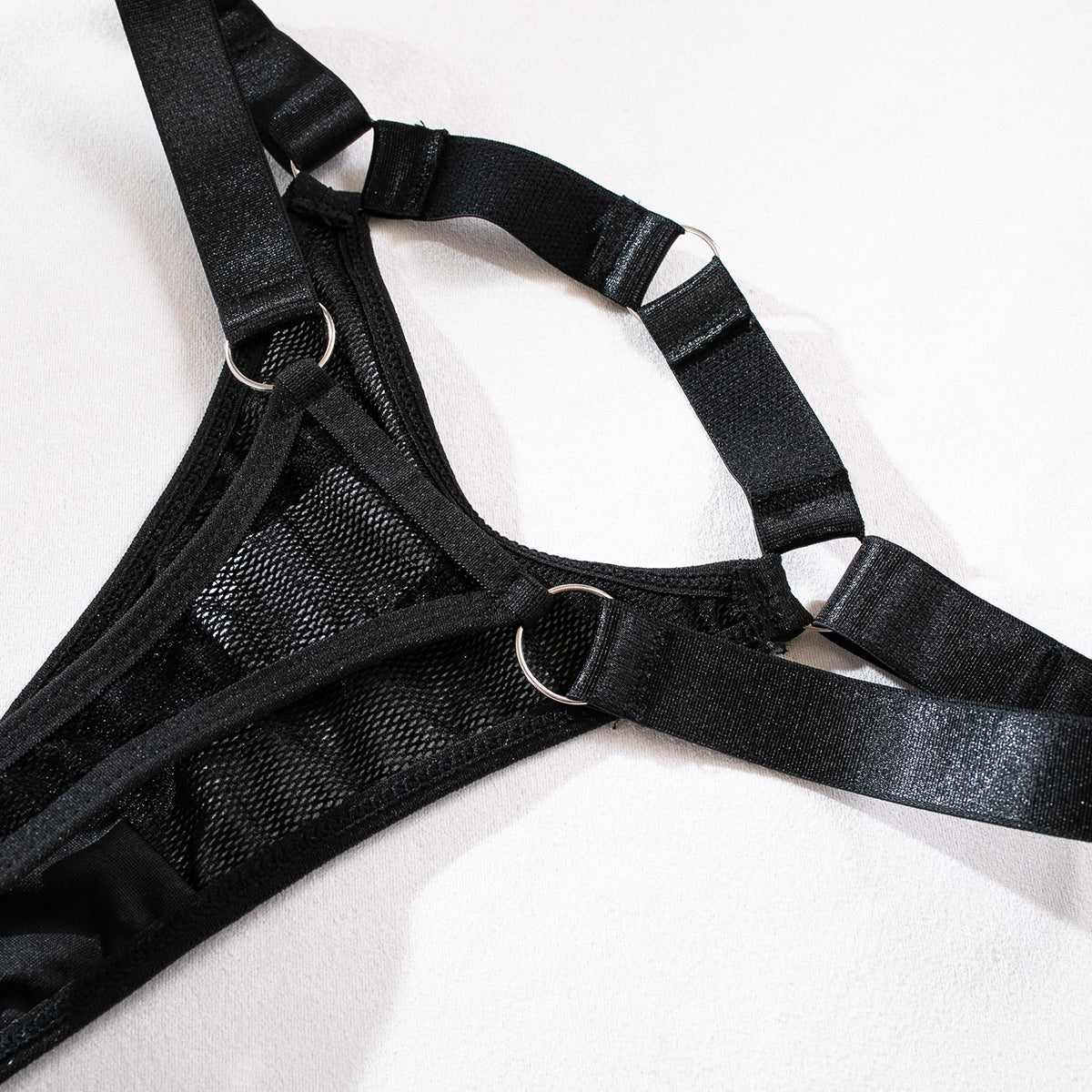 Biustonosz skrzyżowany z regulowanymi paskami komplet bielizny Jeanine