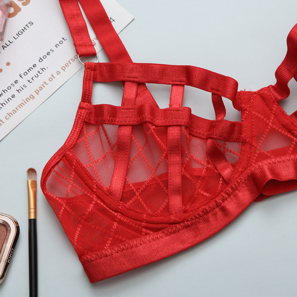 Komplet bielizny z przeszyciami dla pewności siebie Blaga