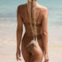 Bikini z regulowanym wiązaniem na plażę Sista