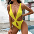 Jednoczęściowy strój kąpielowy krzyżowany plażowy odporny na promieniowanie UV Vivianne