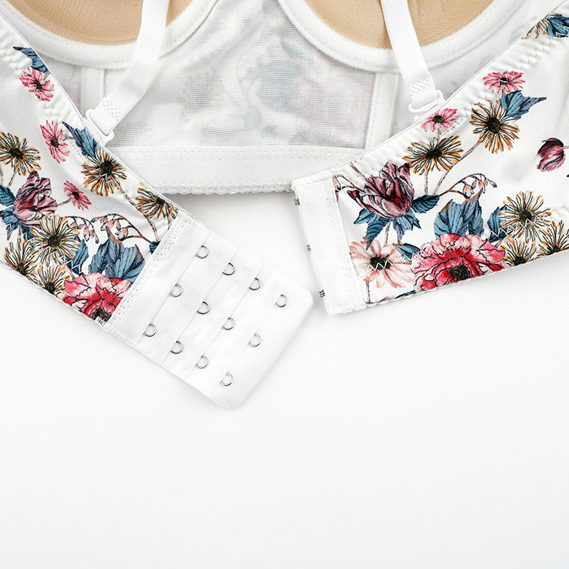 Biustonosz gorsetowy z podparciem i zdobieniami Larussia