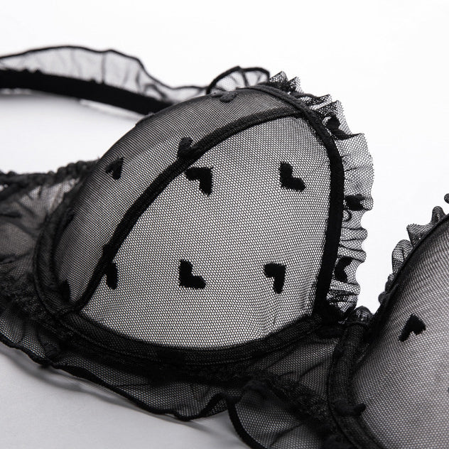 Zestaw bielizny z koronkowymi detalami na co dzień i specjalne okazje Heajung