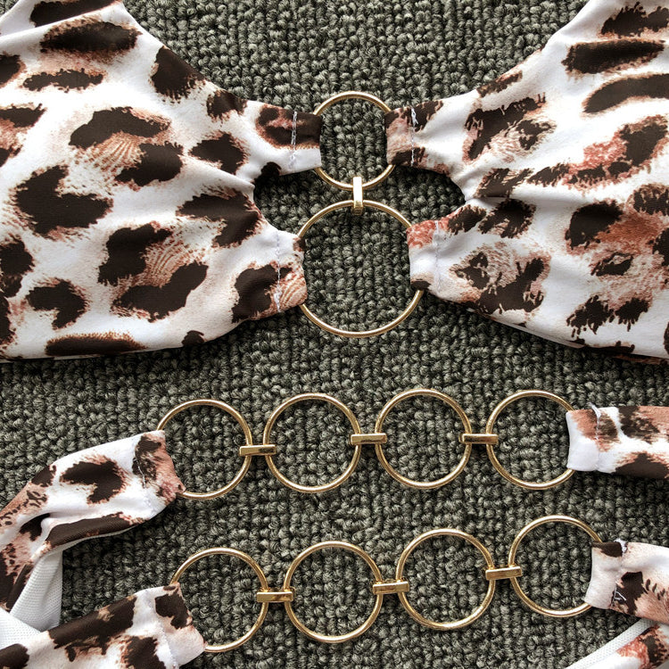 Bikini plażowe z ozdobnymi kółkami SueElle