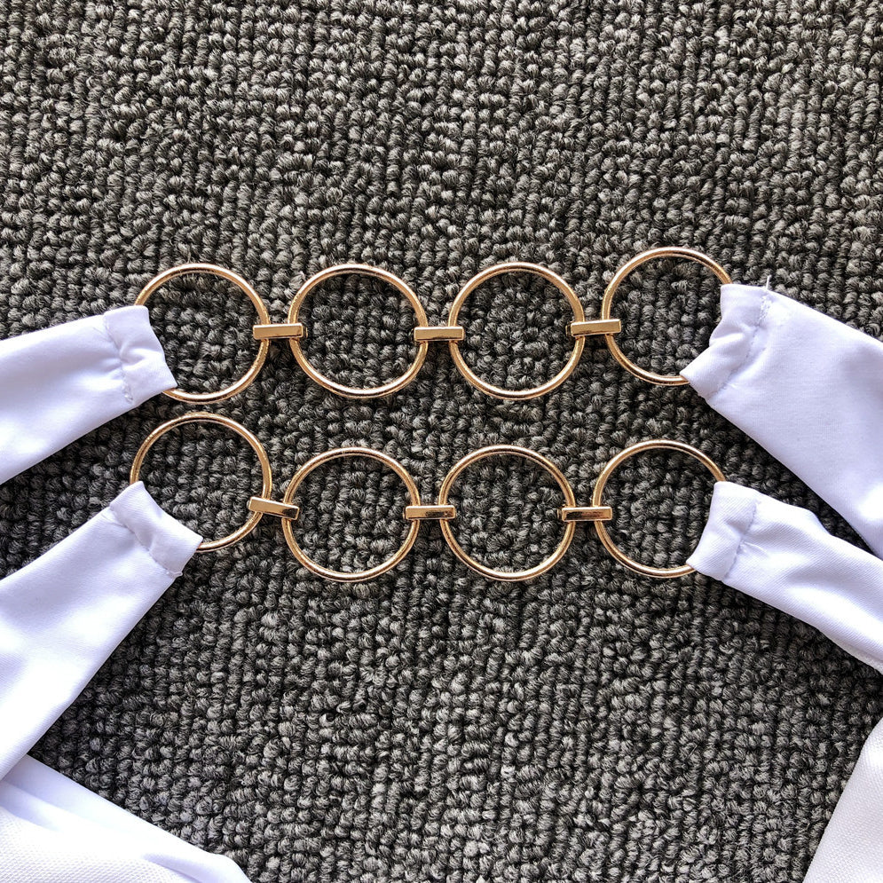 Bikini plażowe z ozdobnymi kółkami SueElle