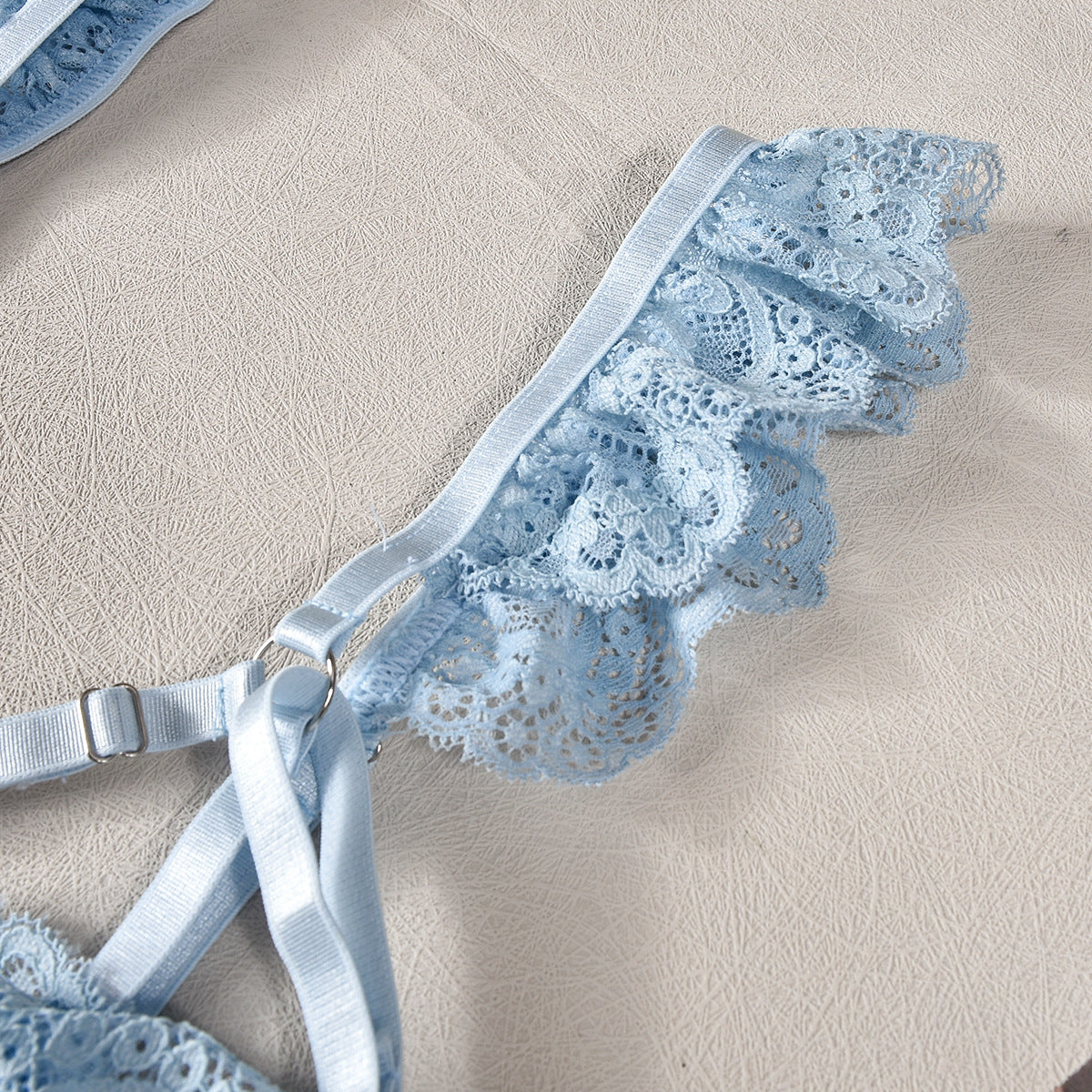 Komplet bielizny tiulowej z koronką na wyjątkowe okazje Alise