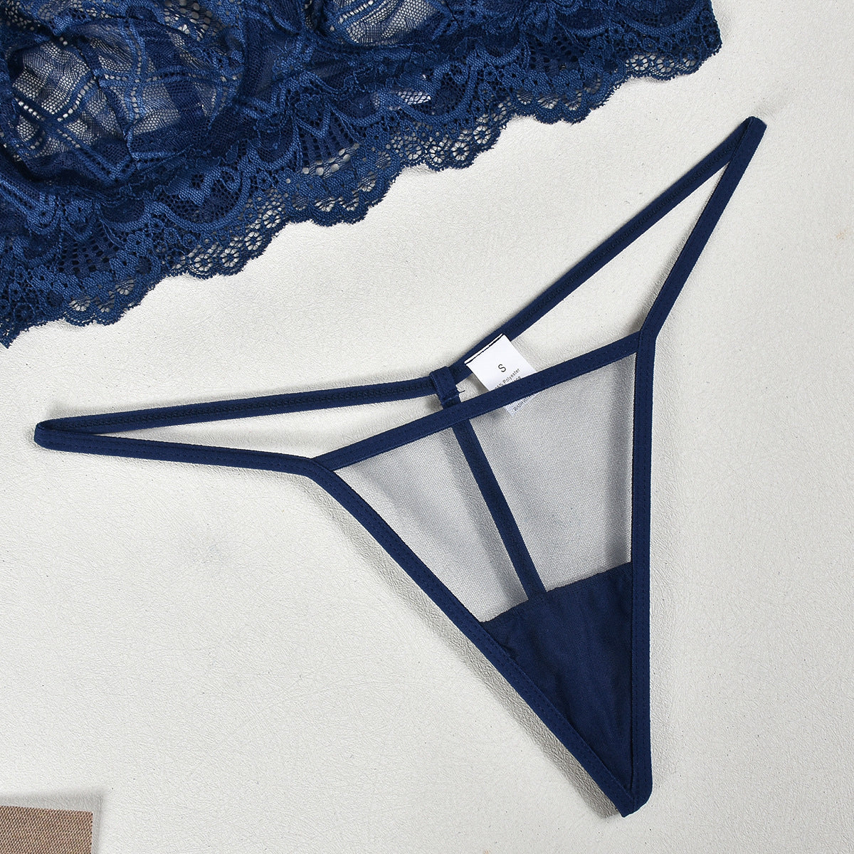 Komplet bielizny tiulowej z koronką na wyjątkowe okazje Alise