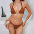 Bikini wiązane z regulowanymi ramiączkami na plażę i basen Deena