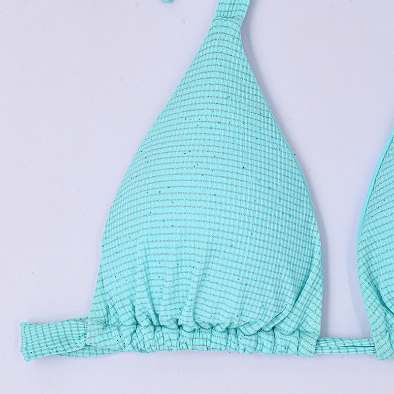 Bikini wiązane z regulowanymi ramiączkami na plażę i basen Deena