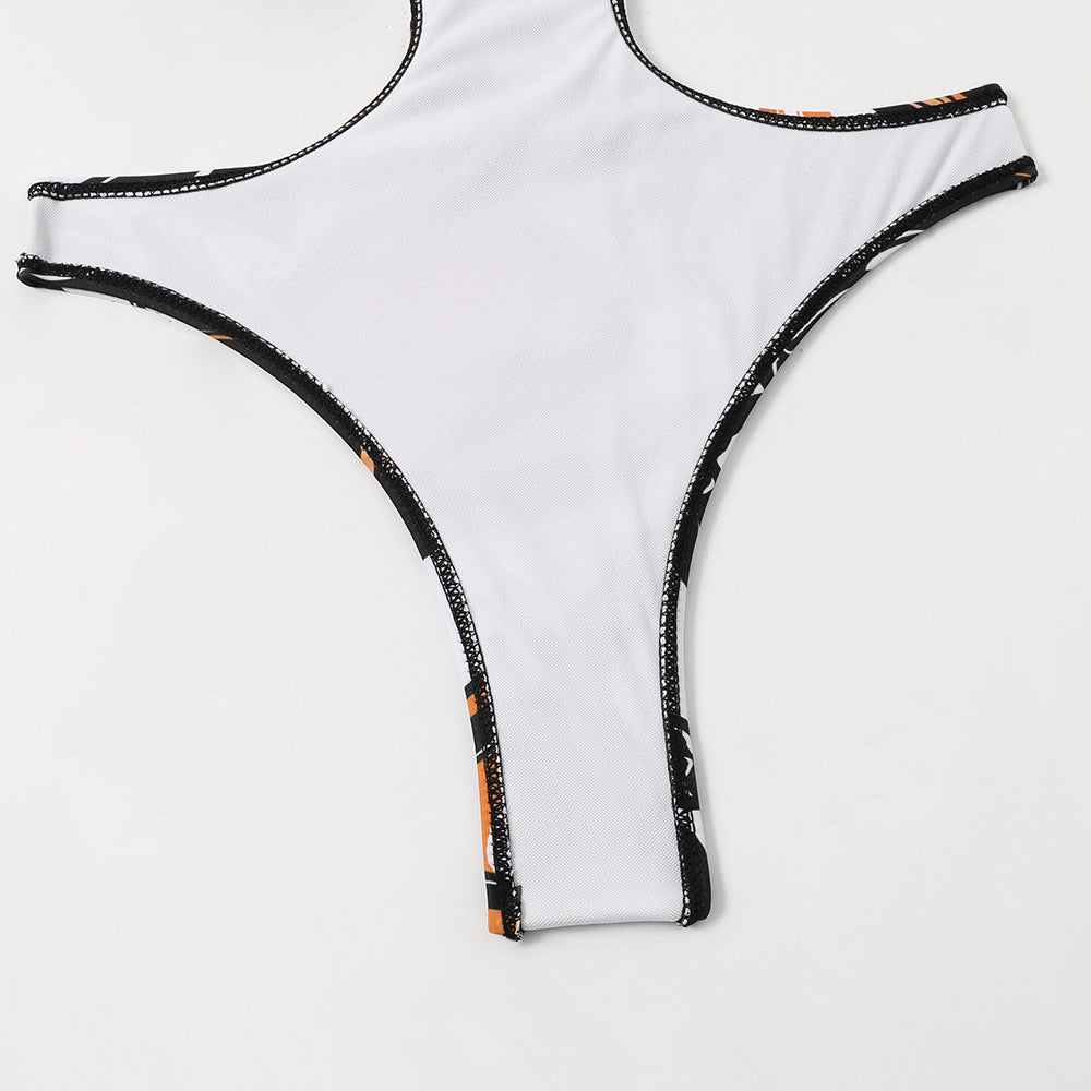 Strój kąpielowy jednoczęściowy z wycięciami odporny na chlor i UV Glenda