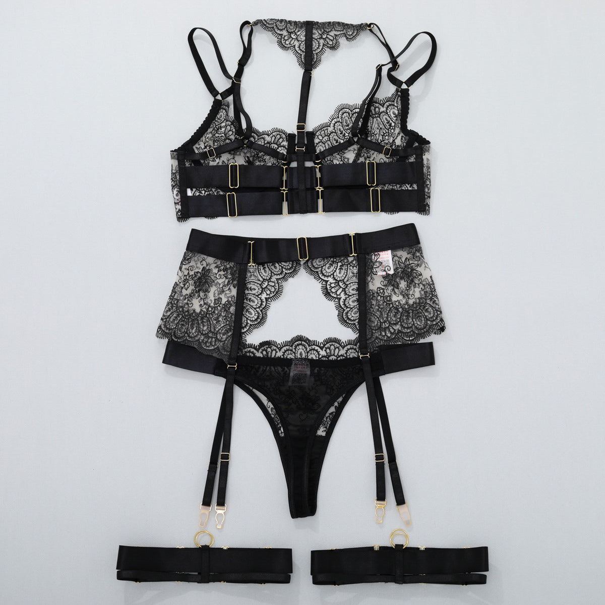 Zestaw bielizny koronkowej z regulowanymi ramiączkami Karrie