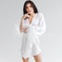 Szlafrok z ozdobnymi mankietami na wieczorny relaks Bohumila Biały
