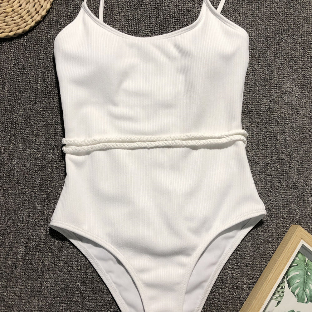 Jednoczęściowy strój kąpielowy taliowany na plażę Willa