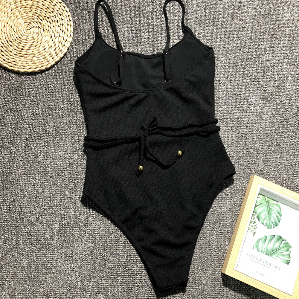 Jednoczęściowy strój kąpielowy taliowany na plażę Willa