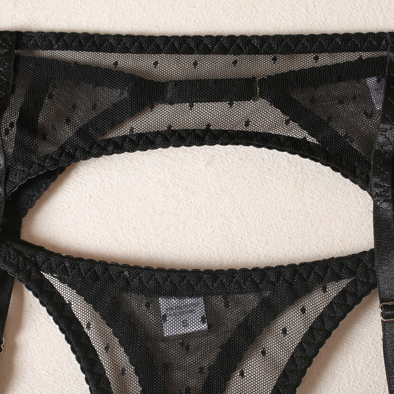 Komplet bielizny z siateczki z regulowanymi ramiączkami Gohar