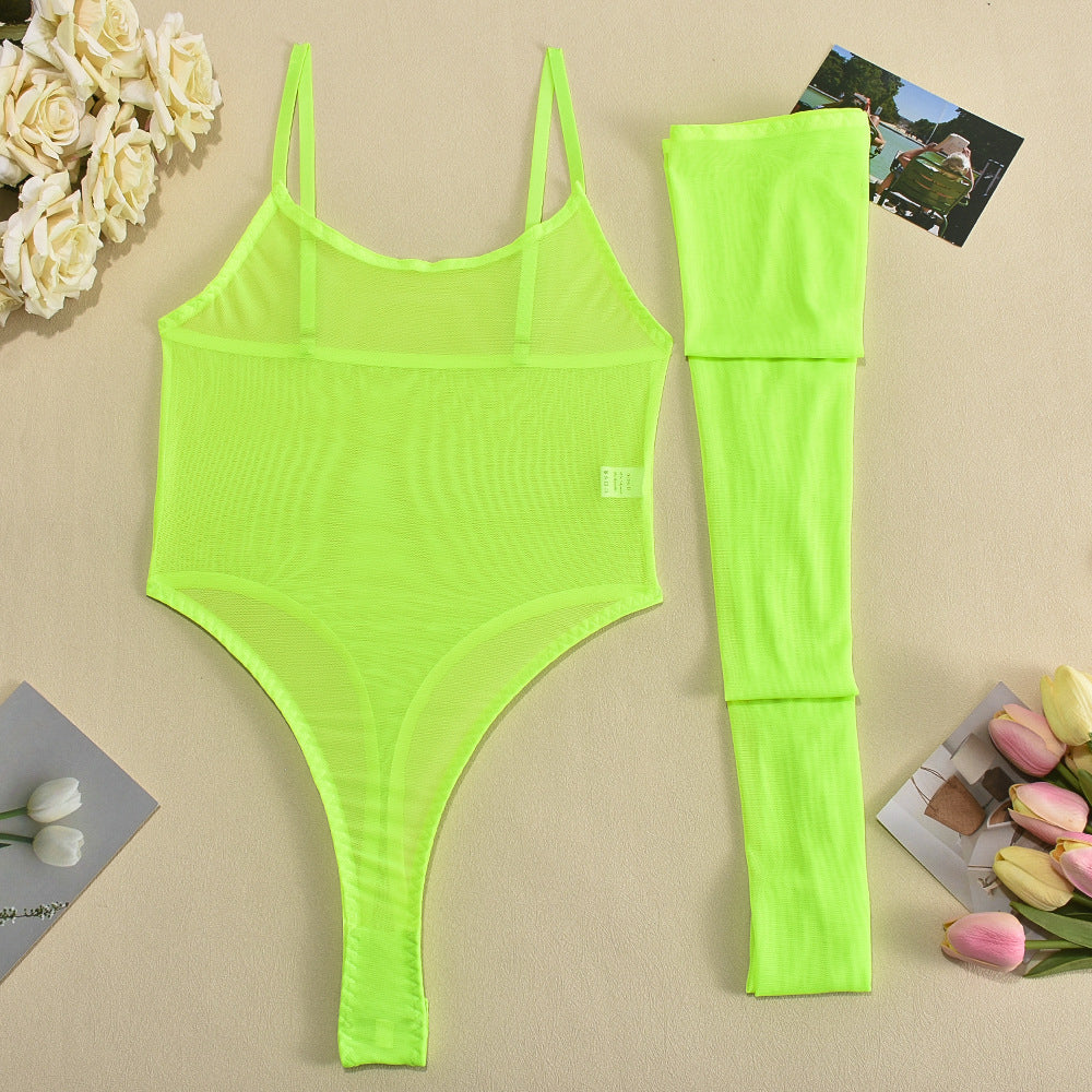 Body transparentne na wyjątkowe okazje Shemika Zielony