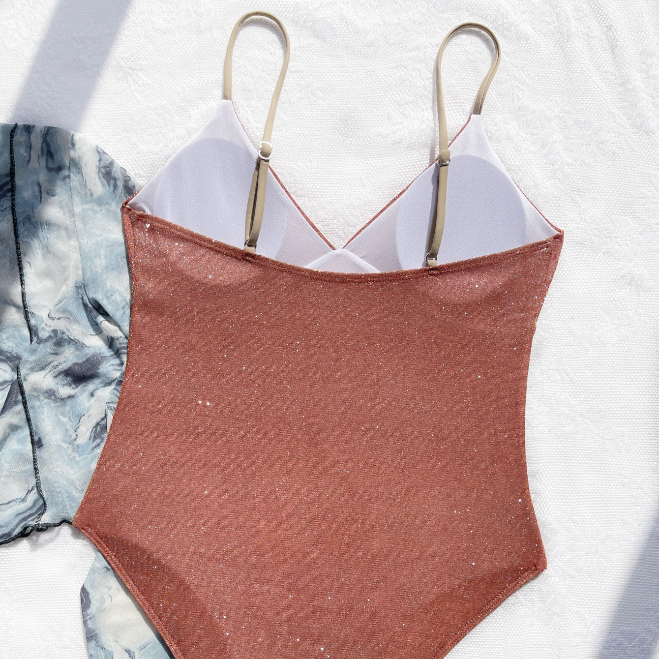 Strój kąpielowy jednoczęściowy elastyczny Stardust Talya