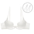 Biustonosz push-up do głębokich dekoltów z miękką wyściółką Kibariye Biały
