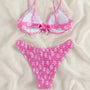 Bikini push-up plażowe z delikatnymi ramiączkami Salwa