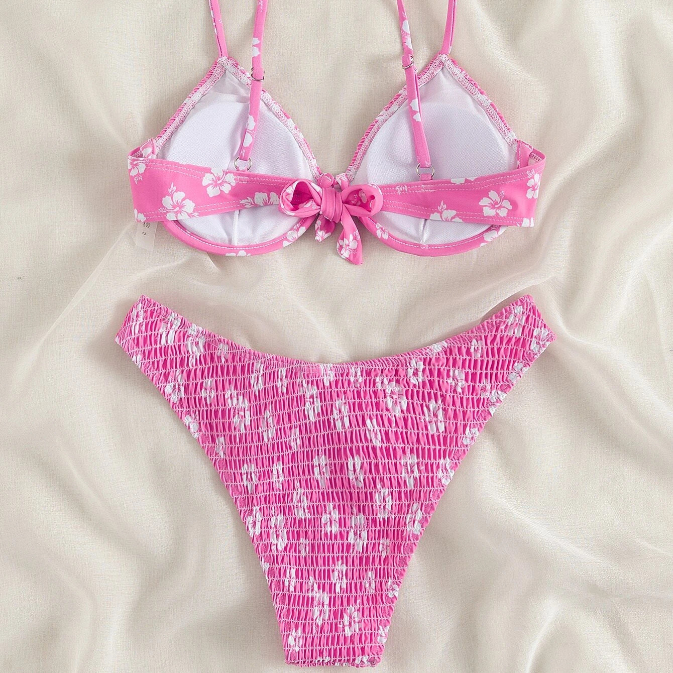 Bikini push-up plażowe z delikatnymi ramiączkami Salwa