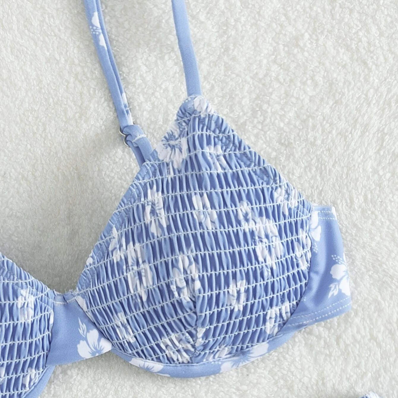 Bikini push-up plażowe z delikatnymi ramiączkami Salwa