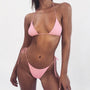 Bikini z regulowanym wiązaniem na lato Hajrija