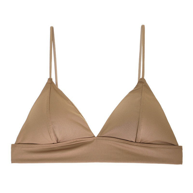 Braletka elastyczna minimalistyczna na co dzień Cabiria Kawowy