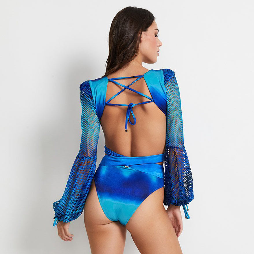 Strój kąpielowy z długim rękawem UV szybkoschnący na plażę Stina