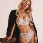 Komplet bielizny harness elegancki design i wygoda Miley Biały
