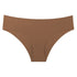 Figi bezszwowe gładkie niewidoczne pod ubraniem Omega Brązowy