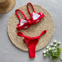 Bikini damskie z kwiatami 3D na lato Mui